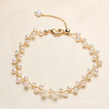 Shangjie OEM joyas 4 Different Fashion Elegant Bracelets Girls Engagement Adjustable Bracelet Freshwater Bracelet Bangles
